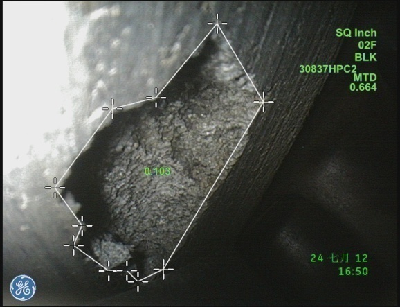 3D測(cè)量法測(cè)量涂層丟失面積